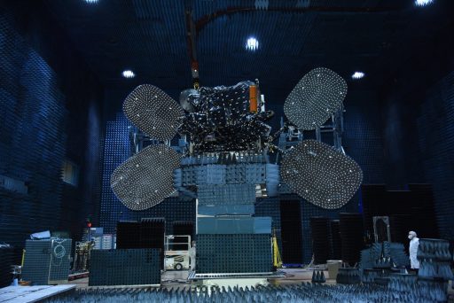 BRIsat during Pre-Launch Testing - Photo: SS/L
