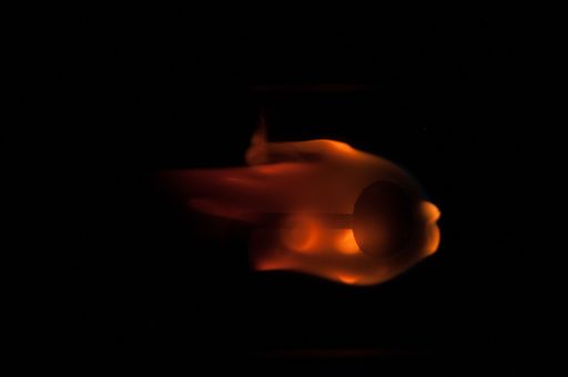 Small-Scale Fire Test on ISS - Photo: NASA
