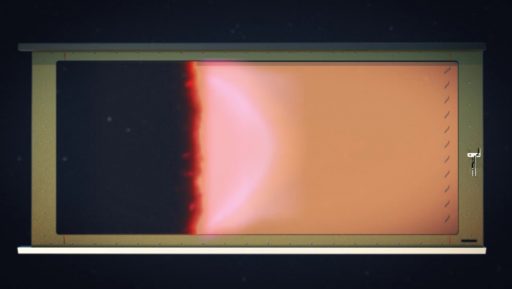 SAFFIRE-I Burn Simulation - Image: NASA