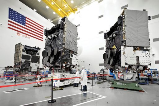 WGS Satellites under construction at Boeing's facilities - Photo: Boeing