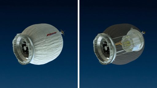 BEAM - Deployed and Stowed Envelope - Image: NASA