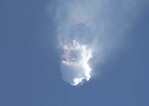 2015 Falcon 9 Launch Failure - Photo: NASA TV