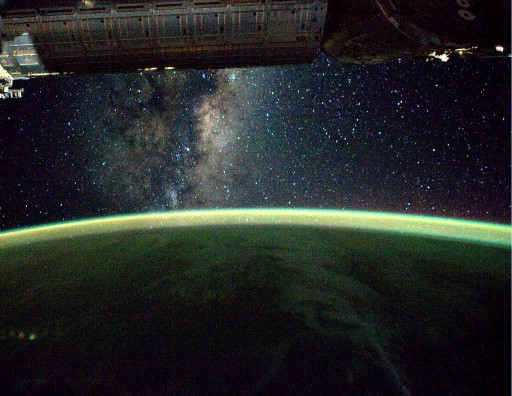 Milky Way seen from ISS - Photo: NASA/ESA