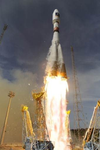 space probe gaia taking off