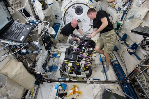 CDRA Maintenance (2015) - Photo: NASA