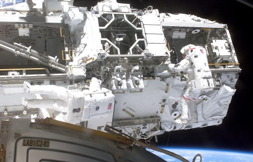 ISS Mobile Transporter during Installation – Photo: NASA