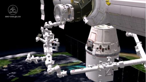 Desired pre-EVA configuration - Image: Canadian Space Agency