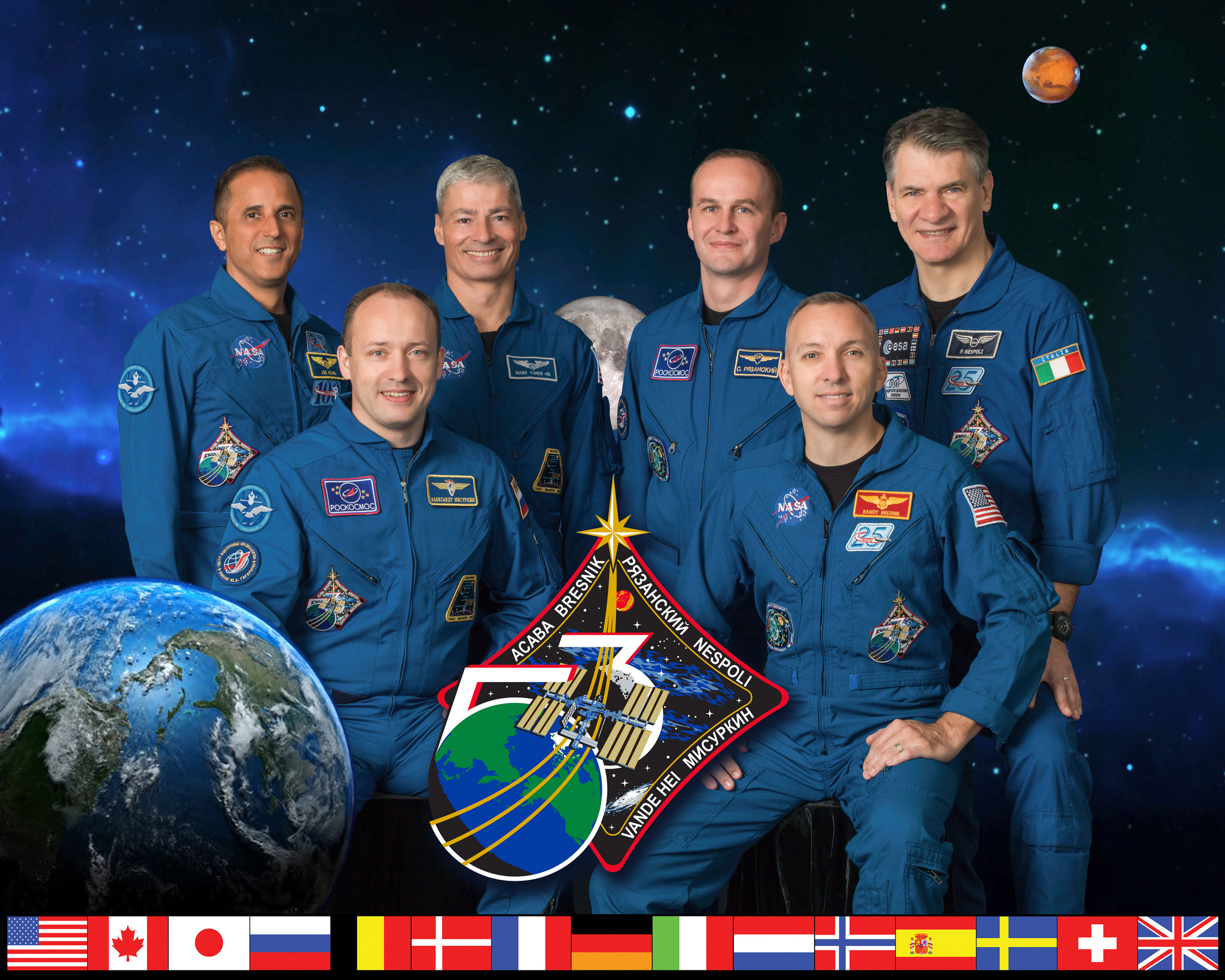Expedition 53 Crew Spaceflight101 International Space Station