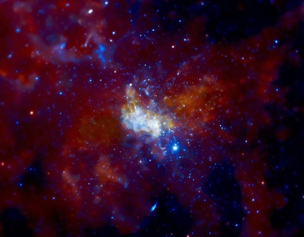 Sgr A* captured in X-Ray by The Chandra X-Ray Observatory - Photo: NASA