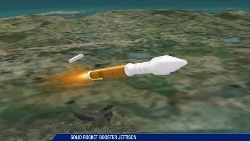SRB Jettison - Image: United Launch Alliance