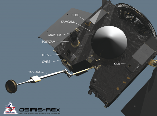 OSIRIS-REx Instrument Deck - Image: NASA/University of Arizona