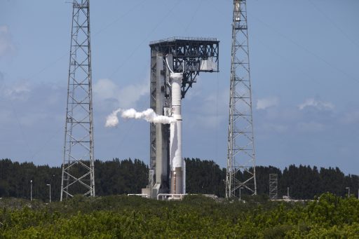 Atlas V during its Wet Dress Rehearsal performed before the August 29 installation of OSIRIS-REx - Photo: NASA