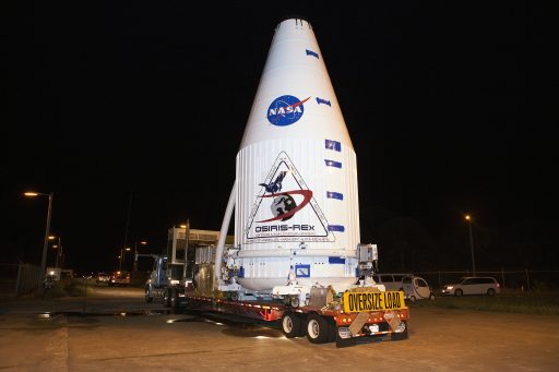 OSIRIS-REx on the way to meet its Atlas V launch vehicle on August 29 - Photo: NASA