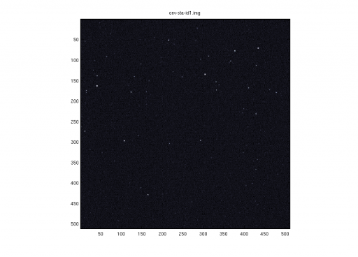 OSIRIS-REx Star Tracker Image - Credit: NASA