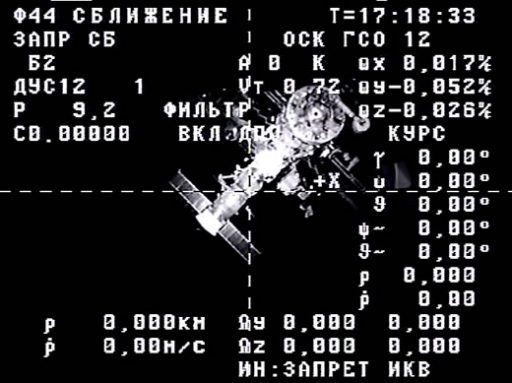 View of ISS during Progress Departure - Credit: Roscosmos/TsUP