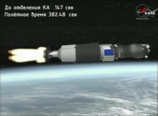 Image: NASA TV/Roscosmos