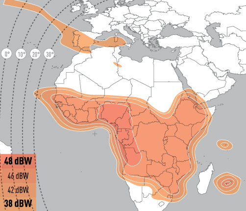 African Coverage Zone - Image: Khrunichev/RSCC