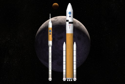 Ares I & V Launch Vehicles - Image: NASA