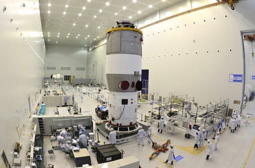 Tiangong 1 Assembly (TG-2 Identical) - Photo: China National Space Administration