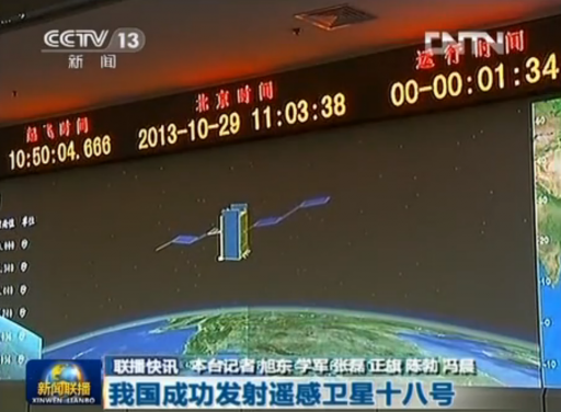Yaogan SAR Satellite - Image: CCTV/CNTV