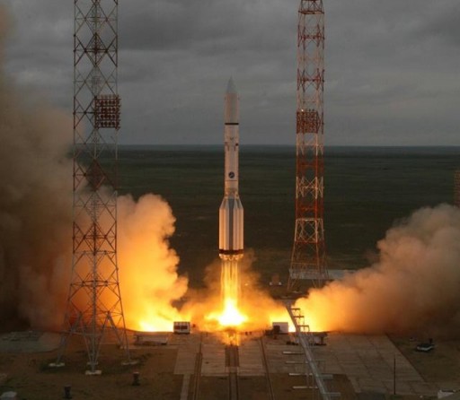 Proton-M launches with MexSat-1 - Credit: Roscosmos