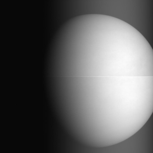 Infrared Image of Venus taken at a distance of 68,000 Kilometers on December 7 - Credit: JAXA