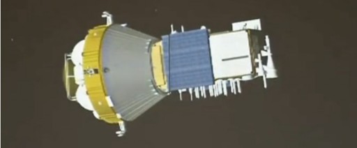 YZ-1 Upper Stage carrying the first Beidou-3 IGSO Satellite - Image: CCTV