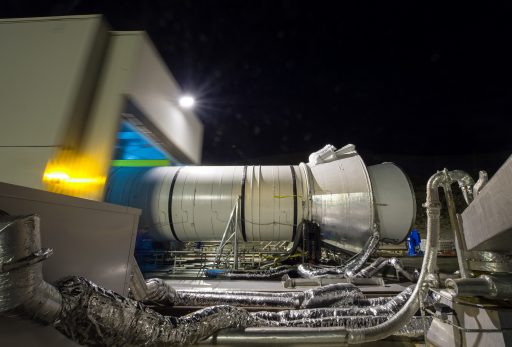 The protective housing that provided refrigeration to the booster for six weeks - Photo: NASA/Bill Ingalls
