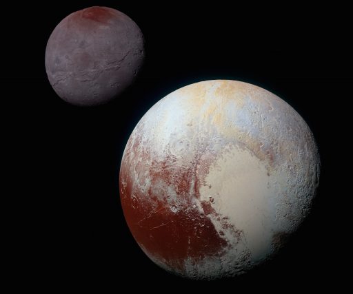 Pluto & Charon seen by New Horizons - Credit: NASA/JHUAPL/SwRI