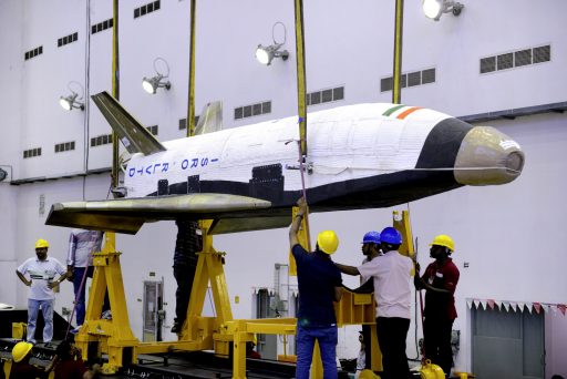 RLV-TD Winged Space Vehicle - Photo: ISRO