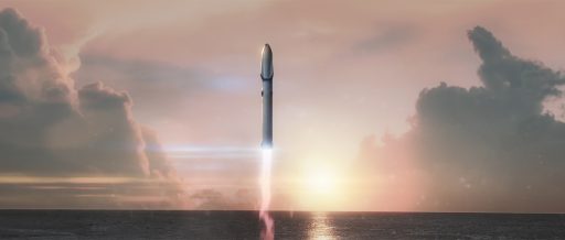 SpaceX's Interplanetary Transfer System thunders off from Florida - Image: SpaceX