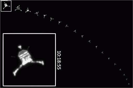 Philae's Descent to the Comet - Credit: ESA/Rosetta/MPS for OSIRIS Team MPS/UPD/LAM/IAA/SSO/INTA/UPM/DASP/IDA
