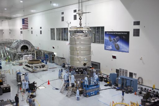 Cygnus Processing at the Kennedy Space Center - Photo: NASA