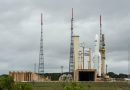 Two Milestone Communications Satellites reach French Guiana Launch Pad atop Ariane 5 Rocket