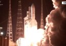 Heavy Communications Satellite Duo Rides to Orbit on Europe’s Ariane 5 after three-week Delay