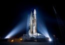 Photos: Atlas V Rocket rolls to Cape Canaveral Launch Pad with EchoStar 19 Satellite