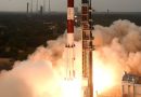 Photos: PSLV Rocket lifts off with Environmental Monitoring Satellite