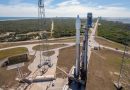 Atlas V Rocket Poised for Nighttime Liftoff with Fourth SBIRS Missile Warning Satellite
