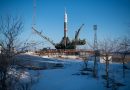 Multinational Crew Trio on the Eve of Launch on Six-Month Space Station Mission