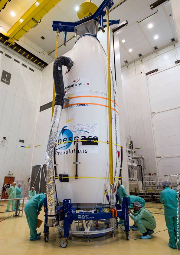 Photos: Vega Launch Campaign for Moroccan Mohammed VI-A Satellite ...